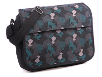 Lightweight urban shoulder bag with A4 flap LOREN