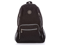 Bag Street Large black crepe hiking backpack