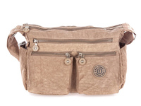 Bag Street lightweight women's beige crepe bag