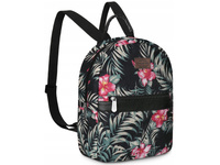 Women's urban backpack in flowers Zagatto