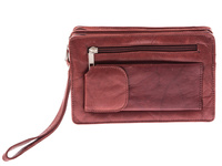 Men's leather handbag brown two compartment Bag Street