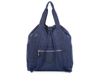 Bag Street Blue women's fabric backpack bag
