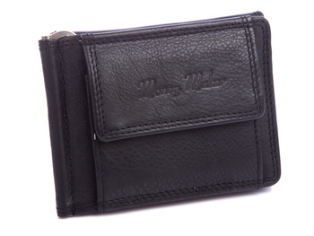 Men's leather banknote black Money Maker