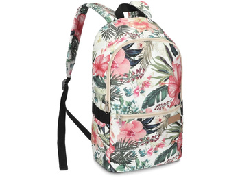 Damen-Rucksack A4 City mit Blumenmuster ZAGATTO