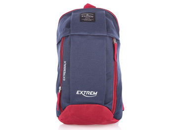 Extrem marineblauer und roter Sport-Rucksack