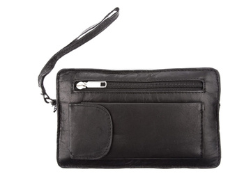 Herren Lederhandtasche schwarz Einzelfach Tasche Street