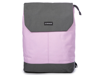 Lila minimalistischer A4-Rucksack mit Laptopfach von J Jones