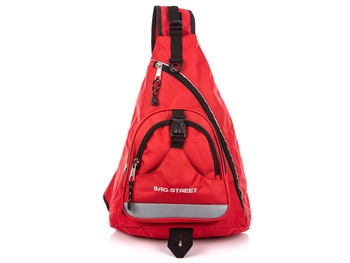 Tasche Street Eine Schulter Sport Rucksack rot