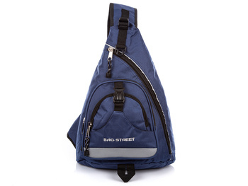 Tasche Street sportlich blau eine Schulter Rucksack