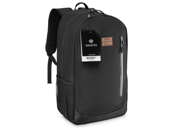 ZAGATTO Schwarzer SCOUT Urban Backpack