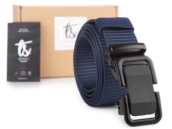 Men's Strap Navy Blue Automatic Buckle SERGEJ KAMPALA