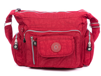 Bag Street Red fabric handbag for women