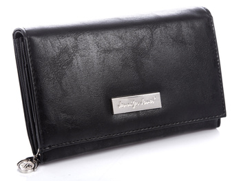 Women's black eco leather purse by Jennifer Jones
