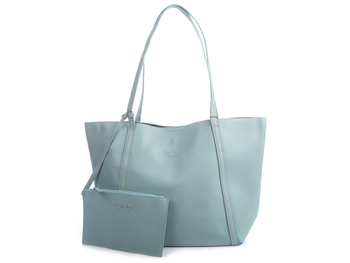 Women's handheld shopper pastel green A4 Jennifer Jones