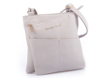 Small women's shoulder bag elegant ecru Jennifer Jones