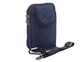 Men's sachet with trouser belt attachment navy blue Extrem