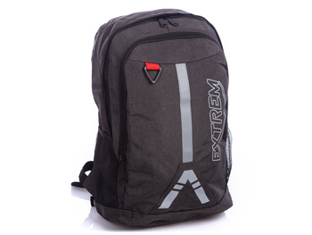 Lekki szary plecak sportowy na spacer / rower Bag Street Extrem