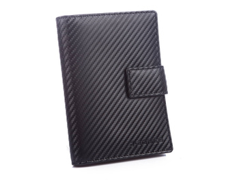 Large zippered document and card case with RFID men's J Jones