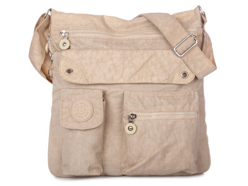 Bag Street hellbeige erweiterbare Umhängetasche