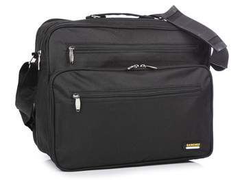 Nylon large men's work bag 2 compartment with shoulder strap