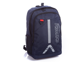 Lekki granatowy plecak sportowy na spacer / rower Bag Street Extrem