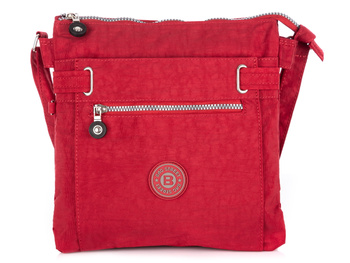 Bag Street Women's lightweight travel shoulder bag red