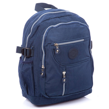 Bag Street Materiałowy plecak granatowy