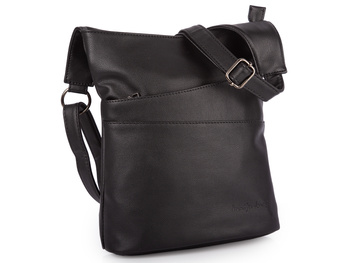 Czarna średnia torebka damska na ramię miejska Jennifer Jones