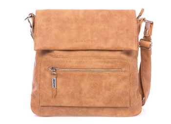 Bag Street Women's flap bag cognac