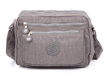 Bag Street torba na ramię z lekkiego materiału szara