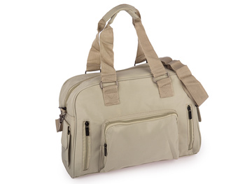 Lekka torebka damska turystyczna materiałowa pojemna na ramię i do reki Bellugio