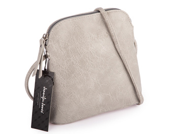 Mała torebka damska na ramię szara z miękkiej eko-skóry Jennifer Jones