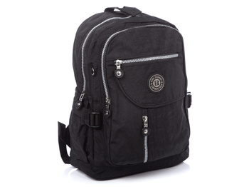 Plecak miejski czarny materiałowy Bag Street