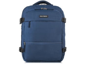 Ciemnoniebieski plecak bagaż podręczny podróżny 40x30x20 cm Paolo Peruzzi