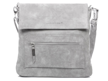 Bag Street Women's purse with flap grey