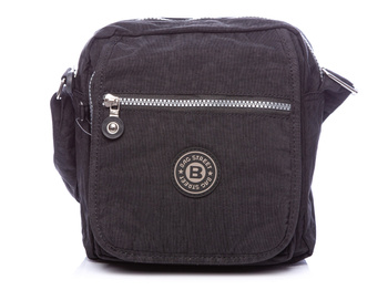 Torba na ramię materiałowa czarna Bag Street