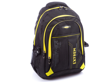 Black and yellow Bag Street backpack