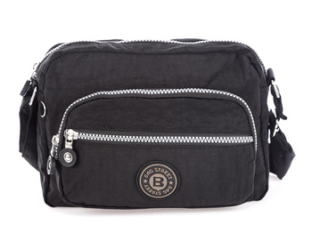 Bag Street Small women's lightweight postbag black