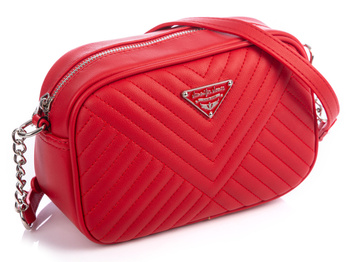 Gesteppte Damenhandtasche rot Jennifer Jones