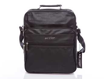 Bag Street Large men's vertical shoulder bag with handle for work