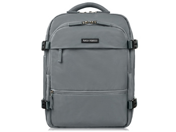 Szary plecak podróżny bagaż podróżny 40x30x20 cm Paolo Peruzzi