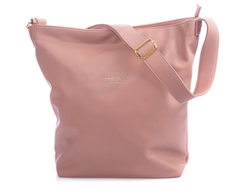 Salmon women's soft urban shoulder bag Jennifer Jones