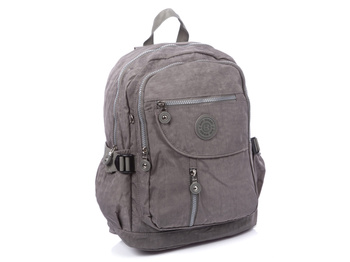 Lekki plecak materiałowy szary Bag Street