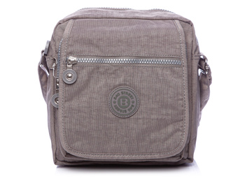 Lightweight fabric shoulder bag gray Bag Street