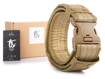 Military tactical trouser belt beige wide SERGEJ JUNGLE