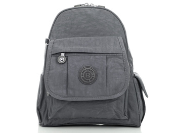 Bag Street Turystyczny szary plecak materiałowy