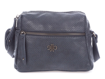 Small navy blue Jennifer Jones openwork women's handbag