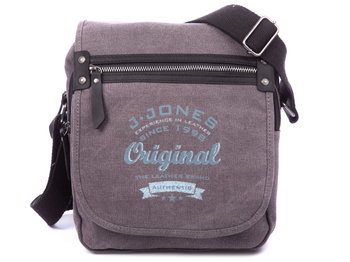 Men's medium shoulder bag vintage grey J Jones