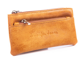 Yellow soft eco leather key case by Jennifer Jones