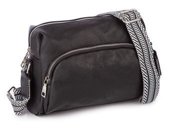 Czarna torebka damska na ramię na co dzień Jennifer Jones